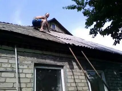 Снимаем старый шифер