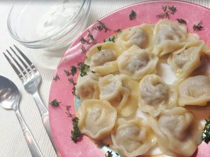 Пельмени с овощами и мясом