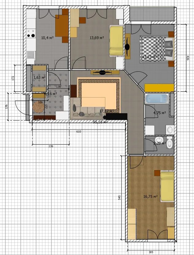 Перепланировка 3-х комнатной квартиры пик. Планировка трешки 85 м кв. Трешка 64 кв.м планировка. Переделка трешка 60кв.