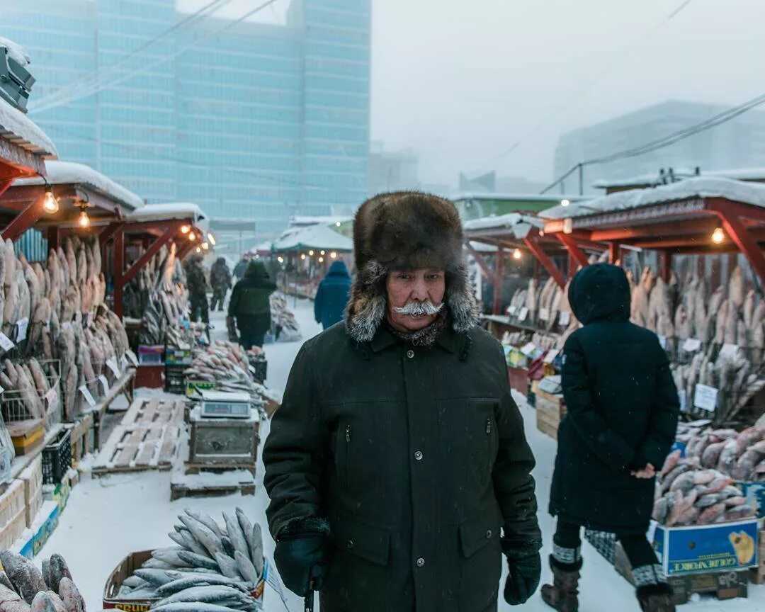 Сегодня холодно сколько. Якутия зимой.