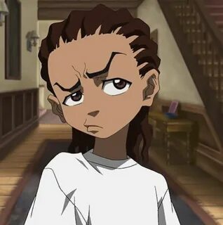 Pin by italia on Cartoons Boondocks drawings, Rapper art, Black anime.