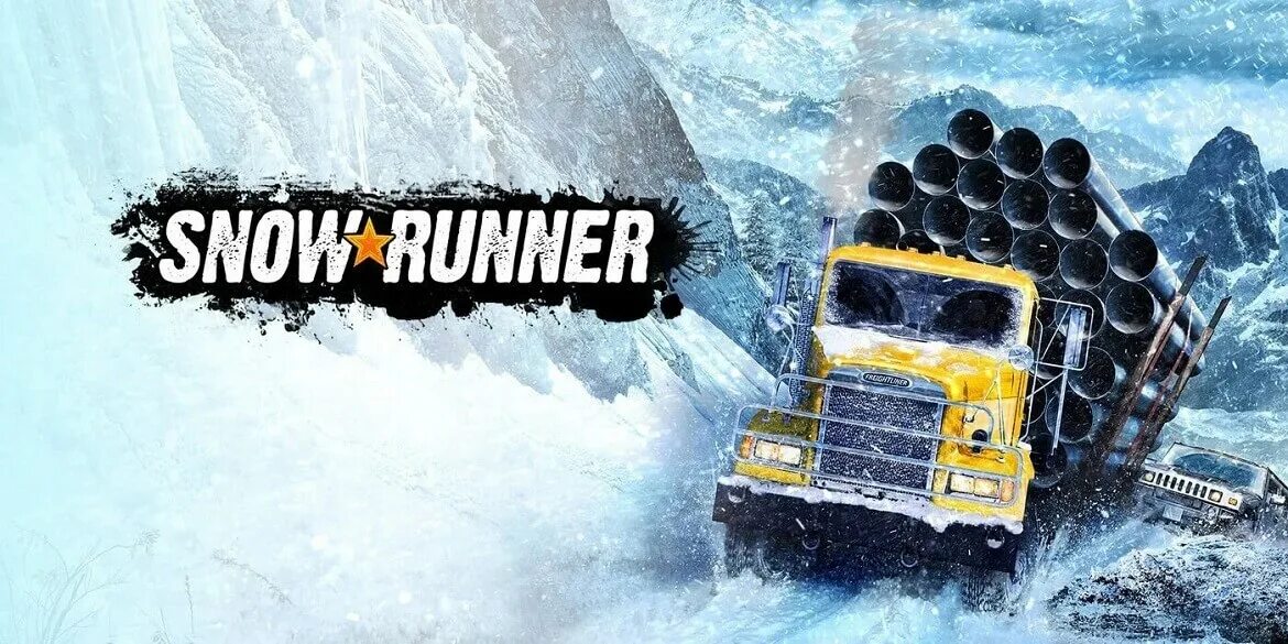 Как играть в сноу раннер. Спинтайрес сноу раннер. snowrunner обложка. snowrunner лого.