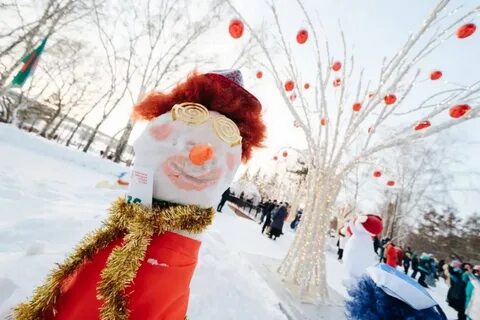 Снежная баба новосибирск