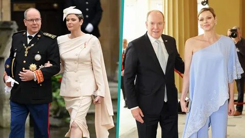 Princess Charlene Of Monaco Makes Rare Appearance At Coronation Day.