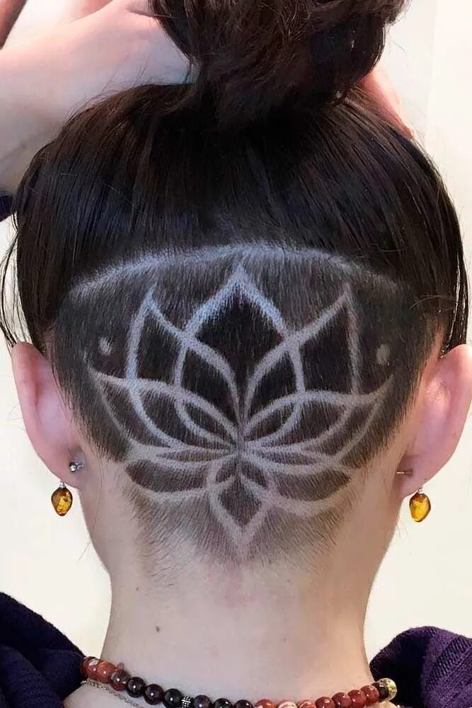 #hairdare #shorthair #beauty #fade #hairstyles #womenshair #hairtattoo Short hai