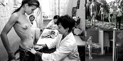 медосмотр в пионерском лагере