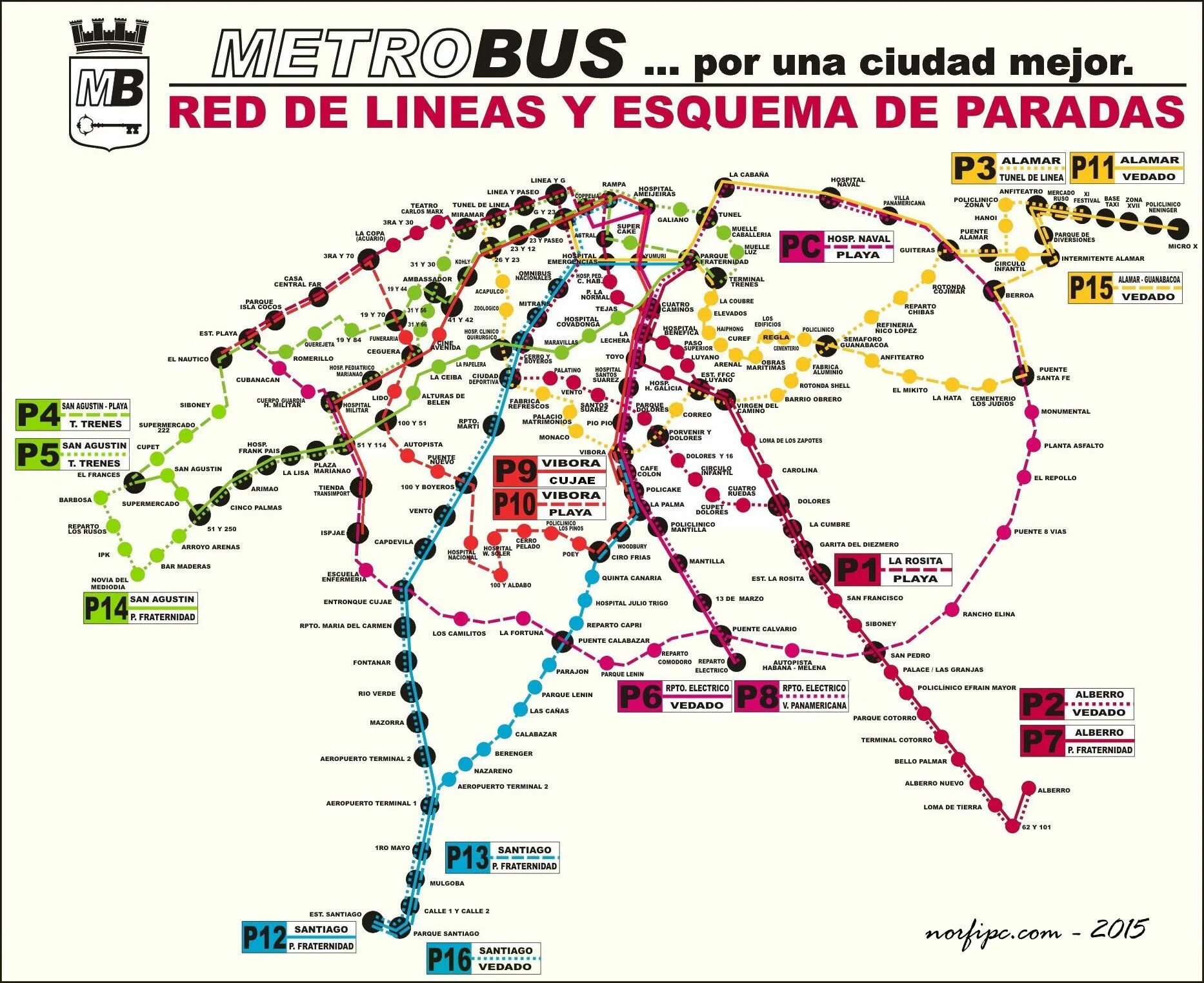 Карта маршрутов автобусов в Гаване. Автобусные маршруты Гаваны. Метробус Гавана. Маршруты автобусов в Гаване.