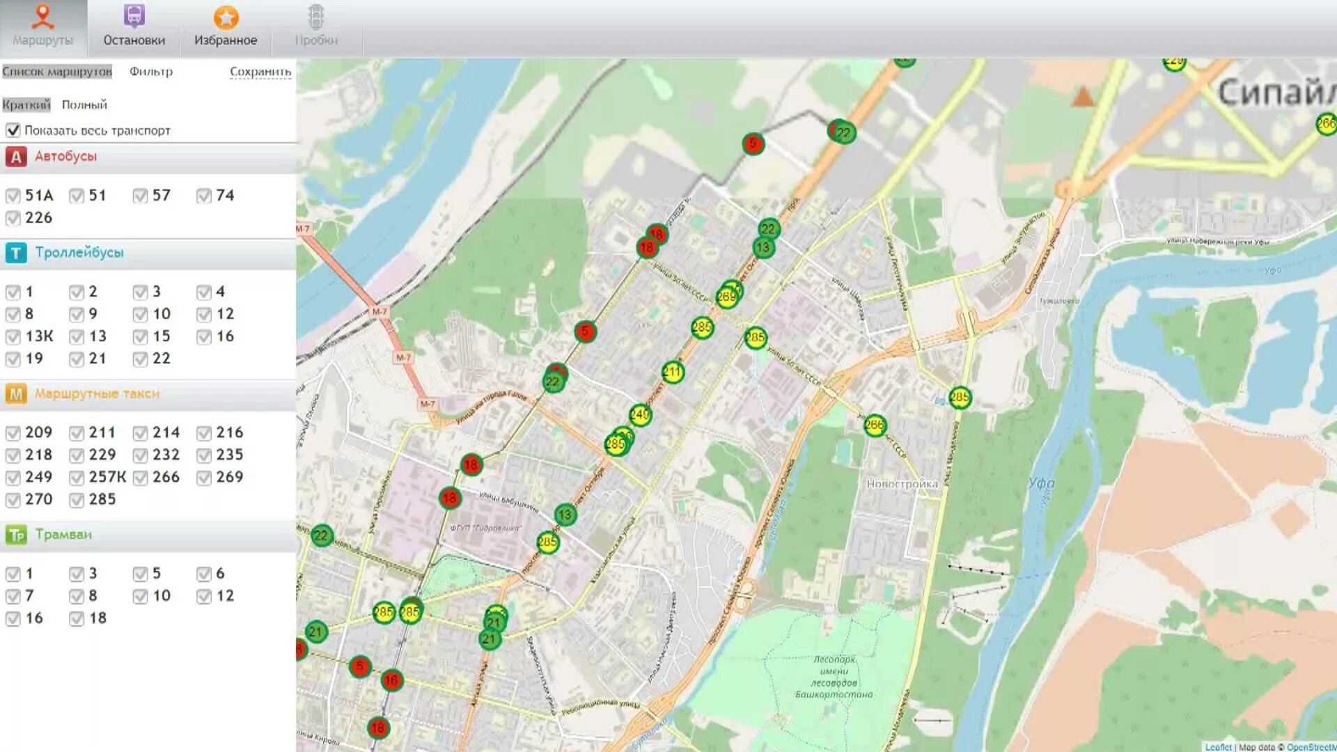 Интерактивная карта общественного транспорта. ГЛОНАСС Уфа общественный транспорт. Отследить движение маршрутов автобусов