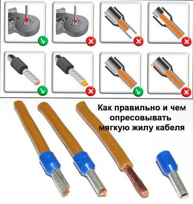 Оконцевание соединение жил кабелей. Обжать наконечник провода без инструмента. Штыревой наконечник для обжима кабеля. Инструменты для соединения и оконцевания кабелей. Соединение проводов с помощью гильз обжимной.