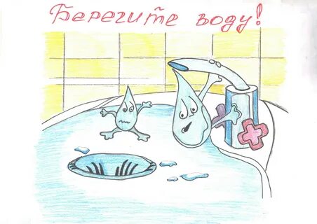 Нарисовать тема вода