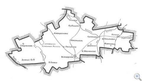 Карта володарского донецкая область