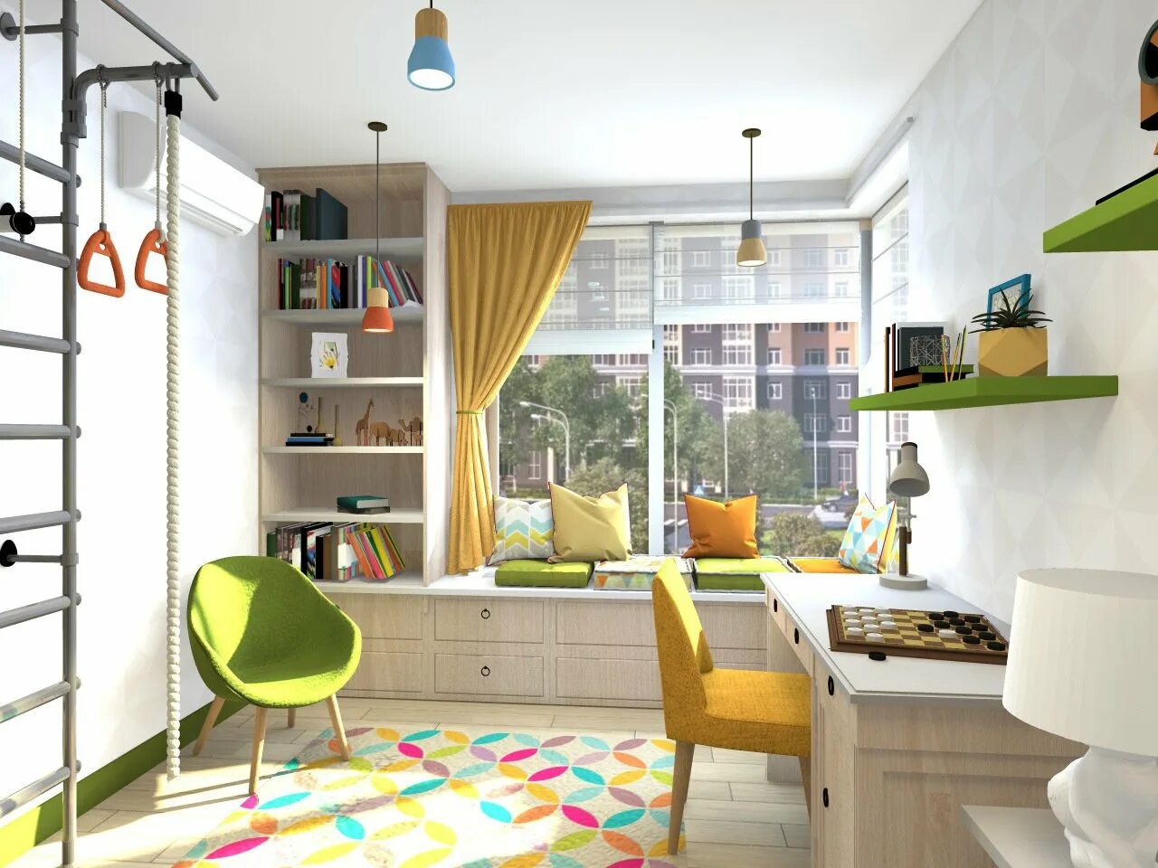 Планировка детской. Планировка детской для двух детей. Стильная детская комната. Детская комната интерьер. Интерьер детского садика.