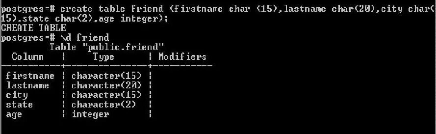 Фотографии GET TABLES POSTGRES