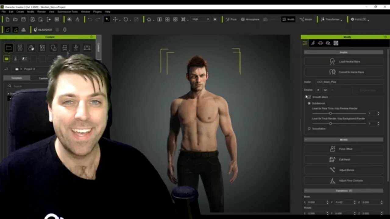 Create 3d characters