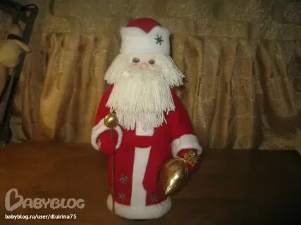 Дед мороз из бутылки своими руками