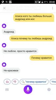Поддерживает алису
