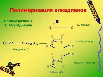 Бутадиен полимеризация реакция