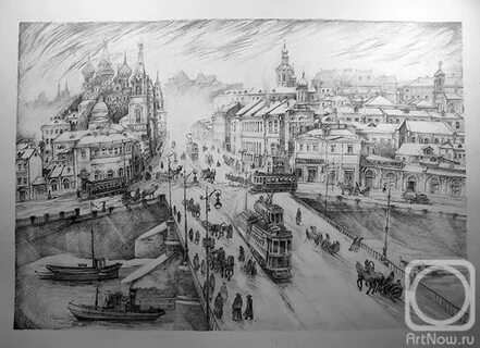 Рисуем старую москву