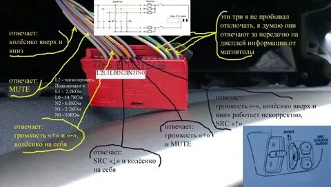 Распиновка рено меган 2