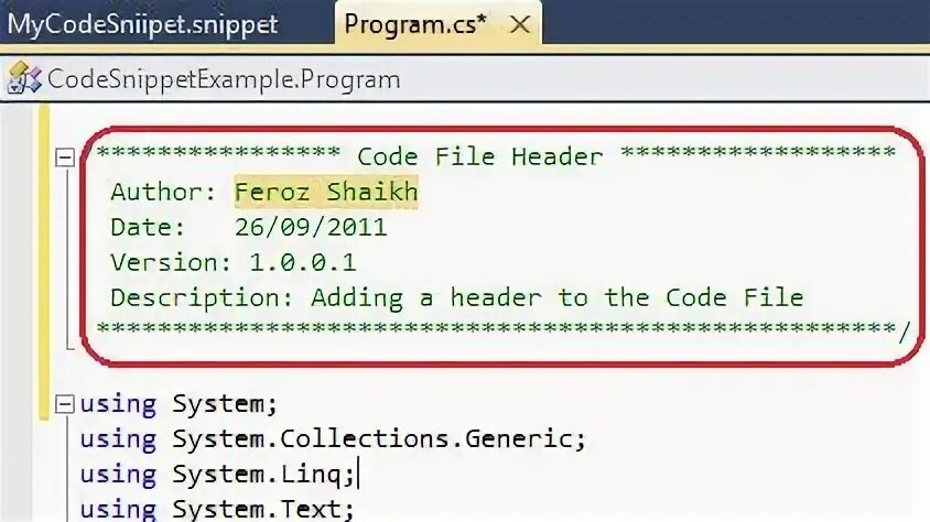 Snippet перевод