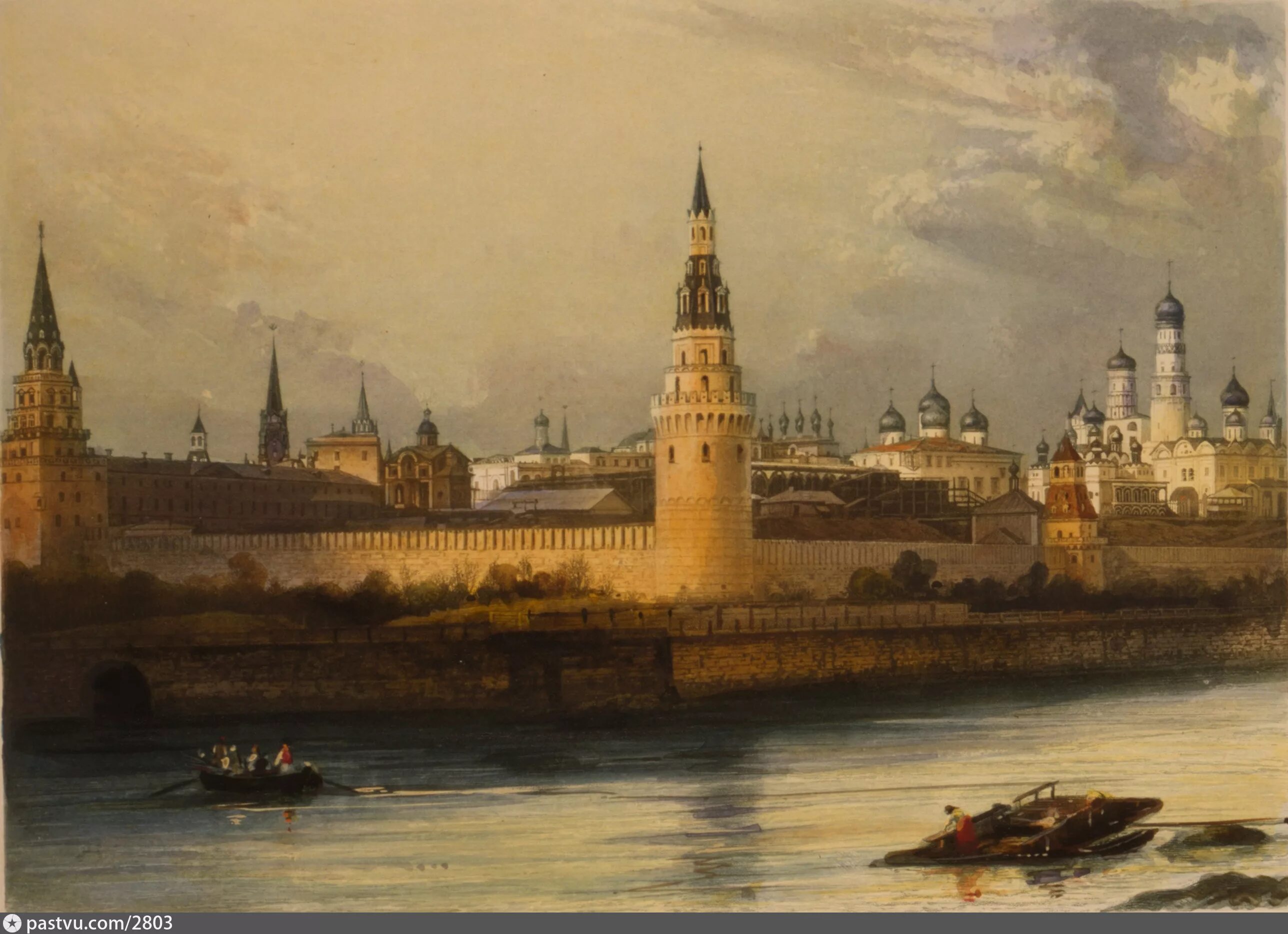 Кремль Белокаменный Московский 1800 г.