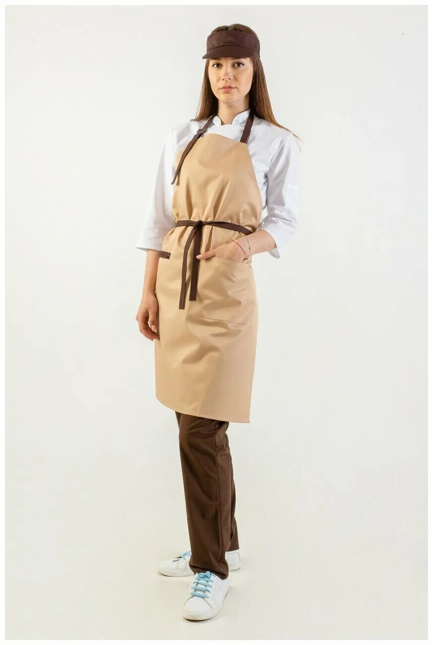 бежевый фартук