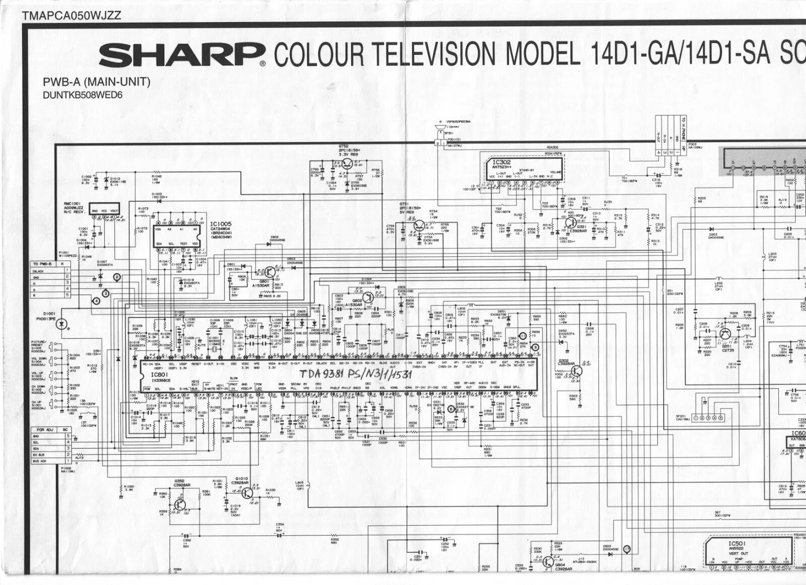 Телевизор шарп нет звука. Шарп 14em4ru шасси. схема телевизора sharp model 21ag2-s. телевизор sharp 14d2-ga. sharp 14 d1-g.