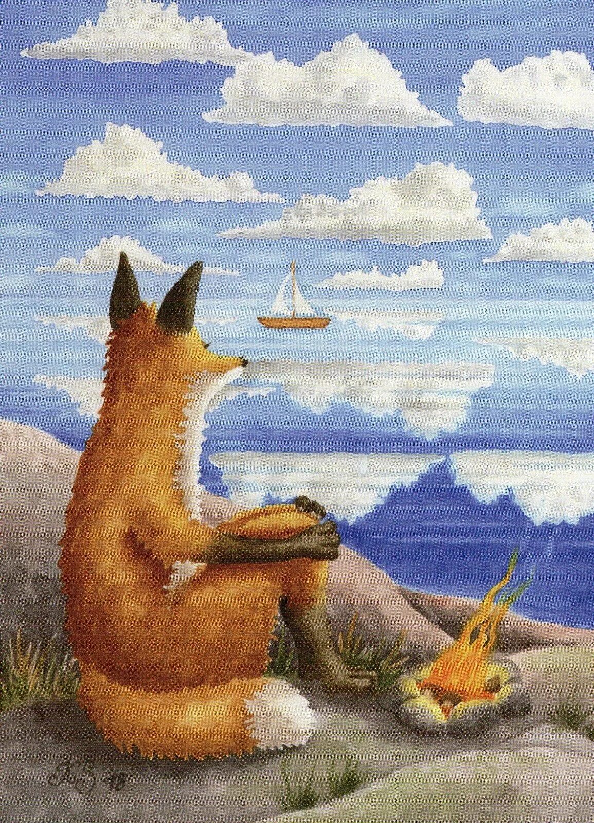 Море лисичек. Katja saario лисы. ежик и лисенок. лисичка на море. лиса проснулась.