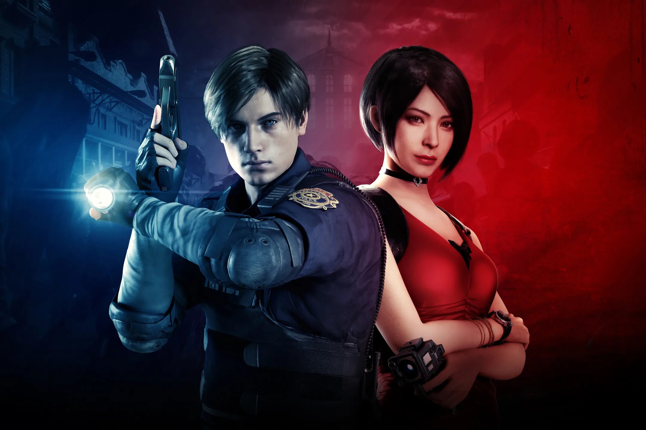 Два года ада. Леон кеннеди и клэр редфилд. леон кеннеди и клэр редфилд resident evil 2 remake. леон резидент ивел ремейк. леон кеннеди и ада вонг resident evil 2 remake.