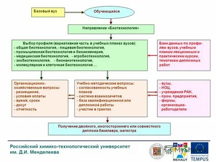 Биотехнология учебный план