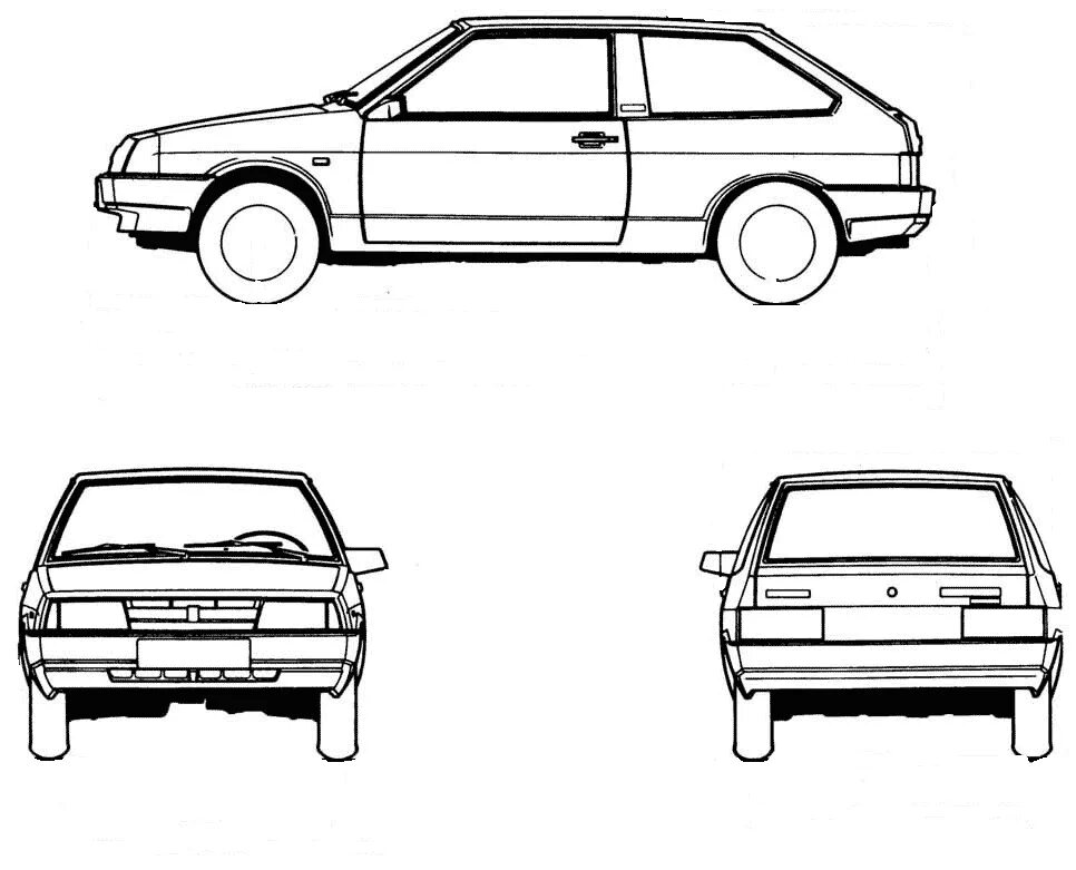 Ваз 8 вес. Чертёж машины ВАЗ 2109. ВАЗ 2108 чертеж. Чертеж авто ВАЗ 2109.