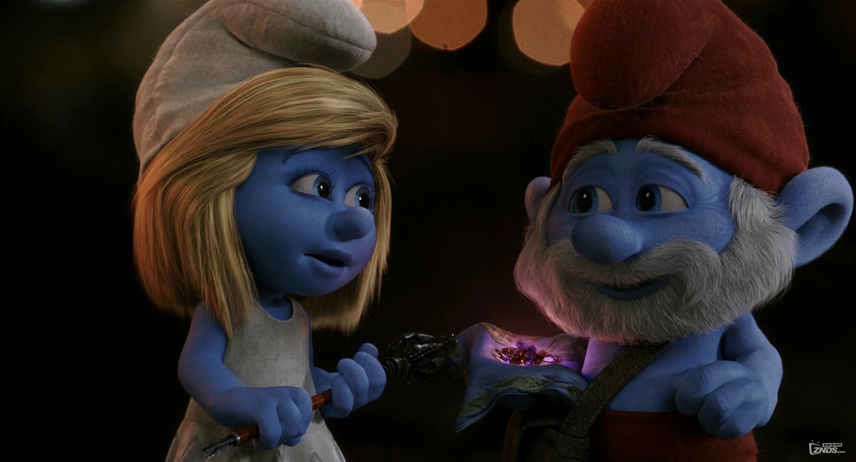 The smurfs 2 green stone prisoner
