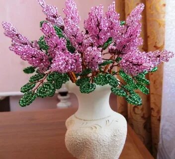 Сирень из бисера