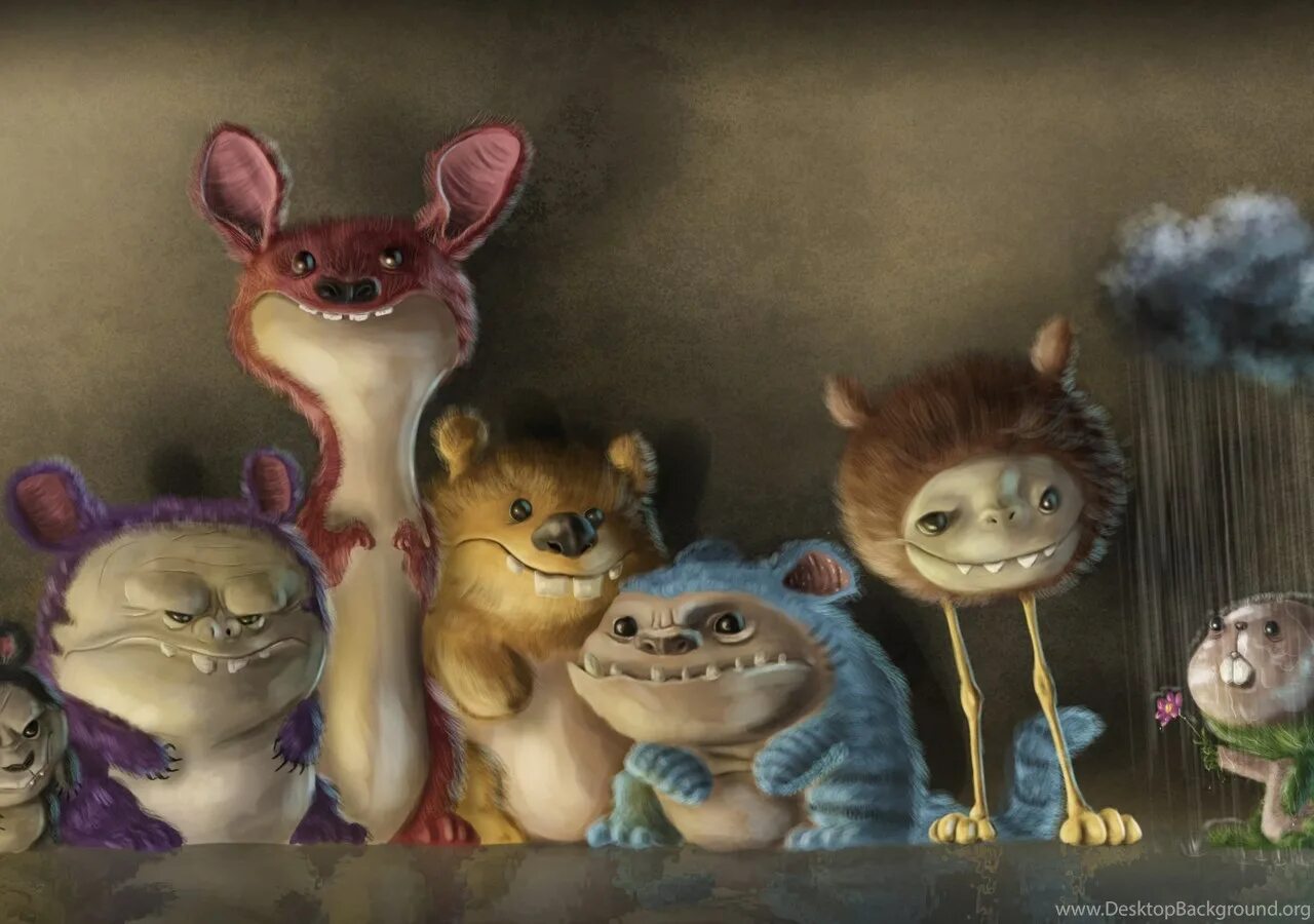 Smiling critters comics