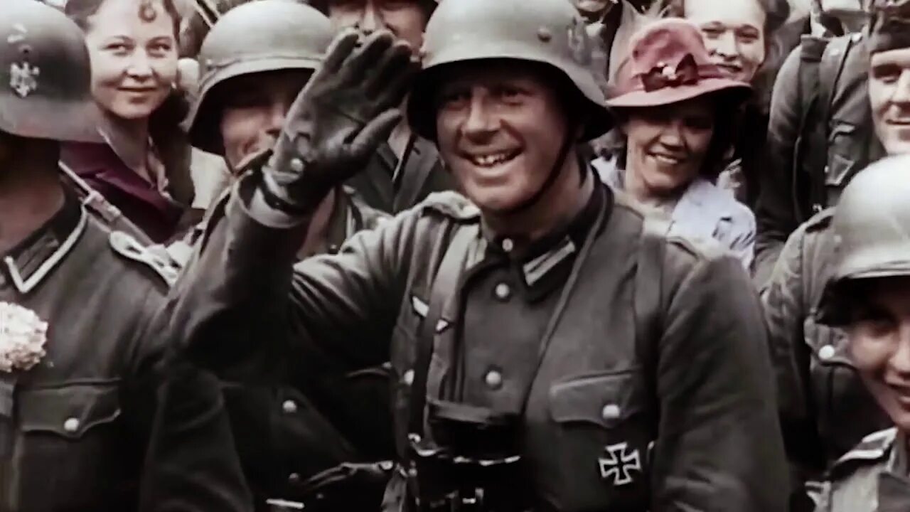 Фашисты нападают на Россию. Нападение немцев 41. Ww2 Footage. Армия this is Deutsch.