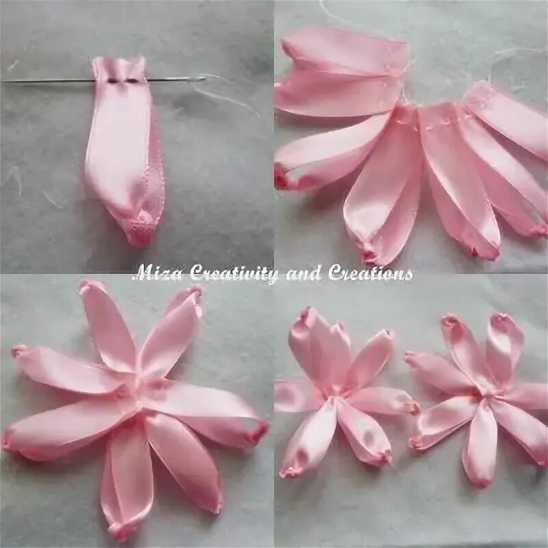 Цветы из лент техника. Цветок из ленты простой. Цветы из шелковых лент. Цветы из тонкой атласной ленты. Цветок из тонкой атласной ленты своими руками.