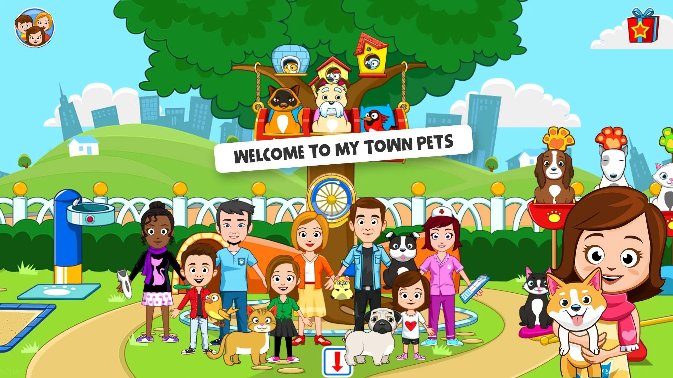 Игра мой город. Петс Таун. My Town : Pets. Город любимцев игра.