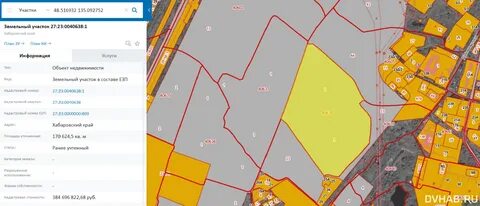 Зоуит на кадастровой карте