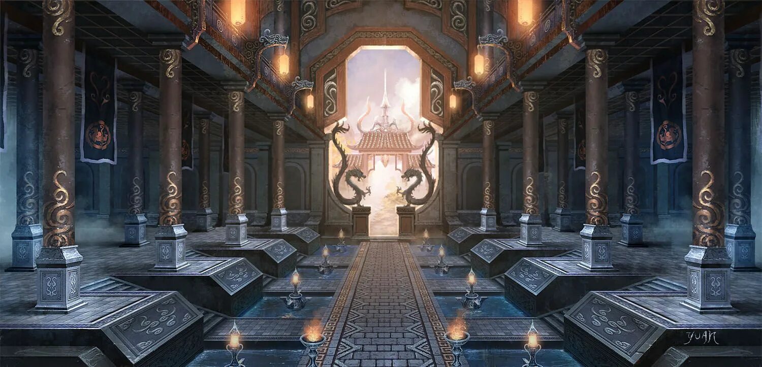 Hall of ancient