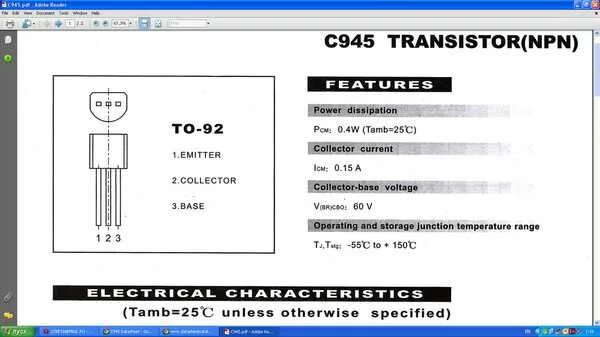 C945 характеристики. Транзистор с945 распиновка. c945 транзистор цоколевка. c945 транзистор схема. 945 транзистор datasheet.
