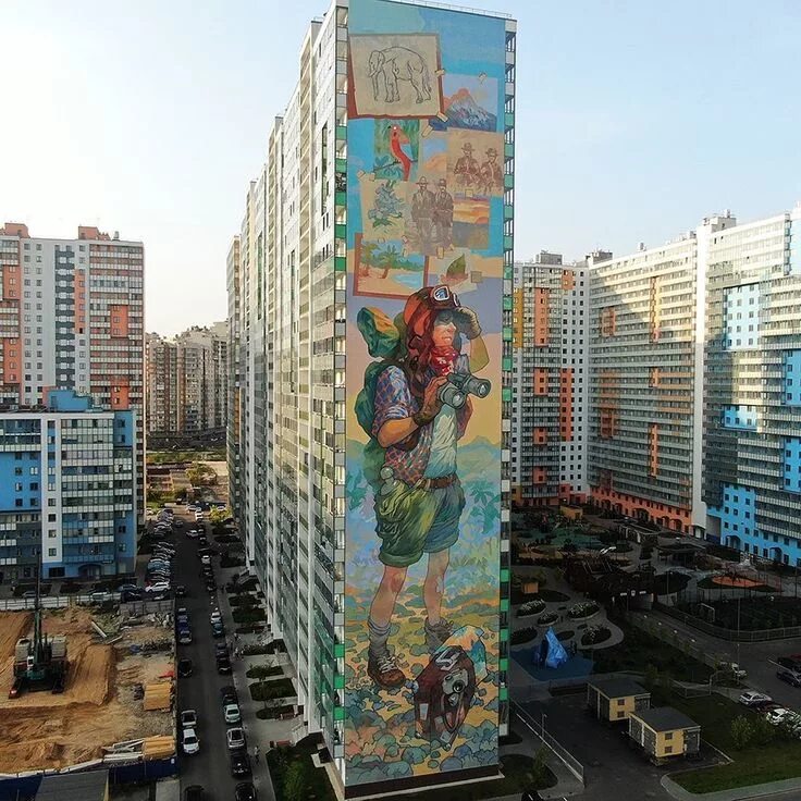 Фото: Граффити, жилой комплекс, просп. Королёва, 59, корп. 4, Санкт-Петербург - 