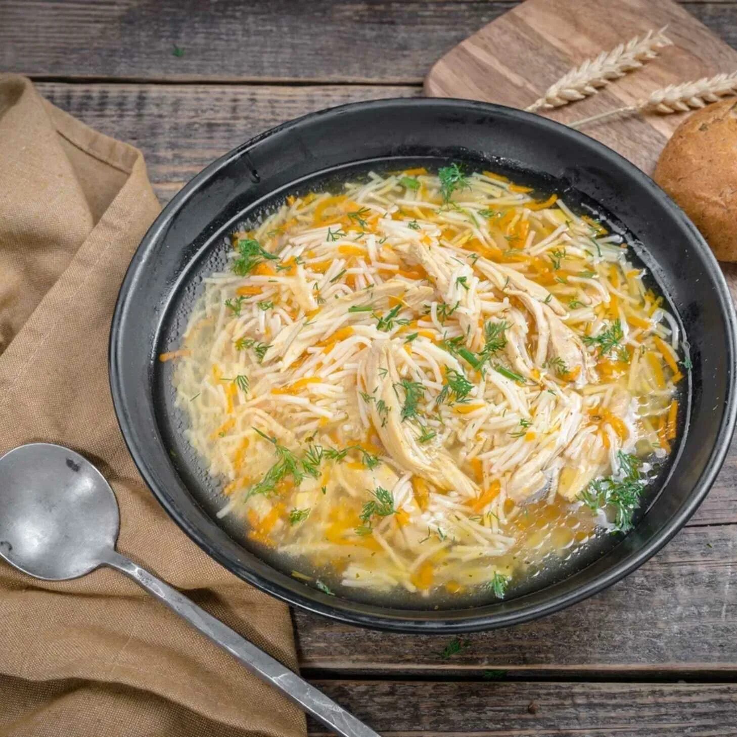 Как варить куриную лапшу