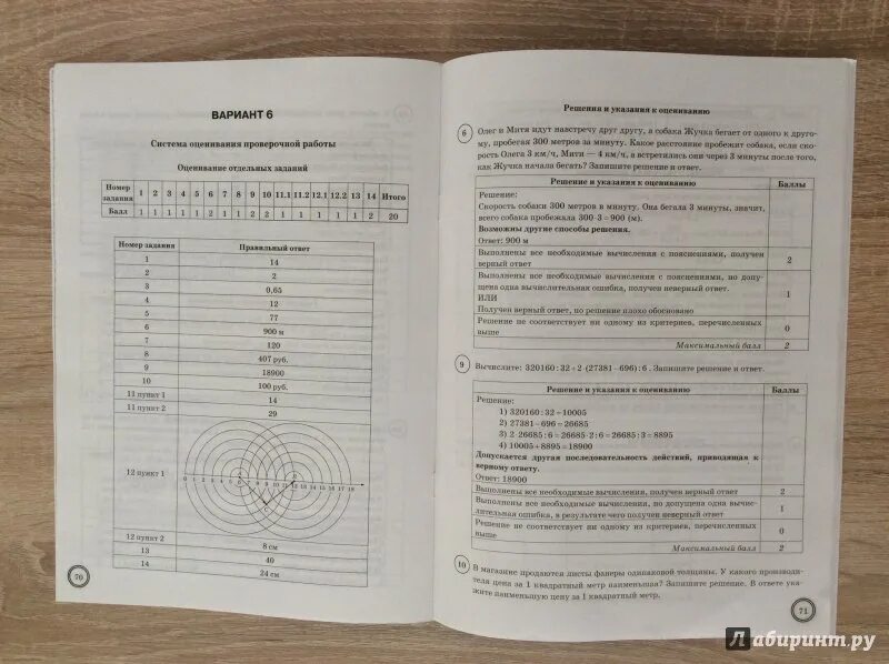 Ответы впр математика 7