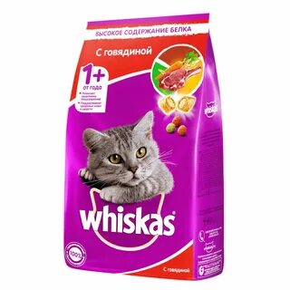 Whiskas корм сухой подушечки