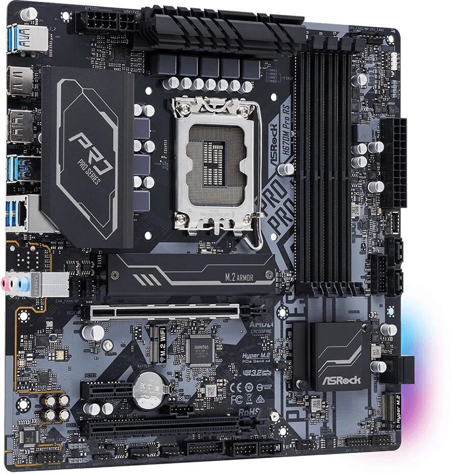 ASROCK b660m Pro RS. Материнская плата ASROCK b660m Pro RS. ASROCK h670m Pro RS. ASROCK b660m Pro RS MATX.