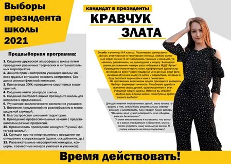 Представил предвыборную программу
