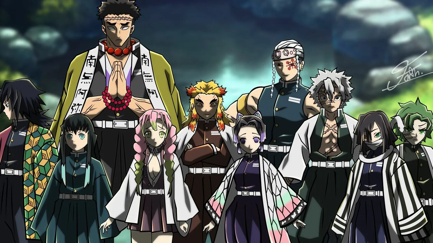 Истребитель демонов тренировка столпов дата выхода. Демон slayer kimetsu. demon slayer kimetsu персонажи. гинтама клинок рассекающий демонов.