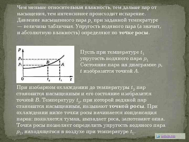 Как изменится температура пара при конденсации. Температура при конденсации. температура конденсации водяных паров. точка росы влажность. температура конденсации водяного пара.
