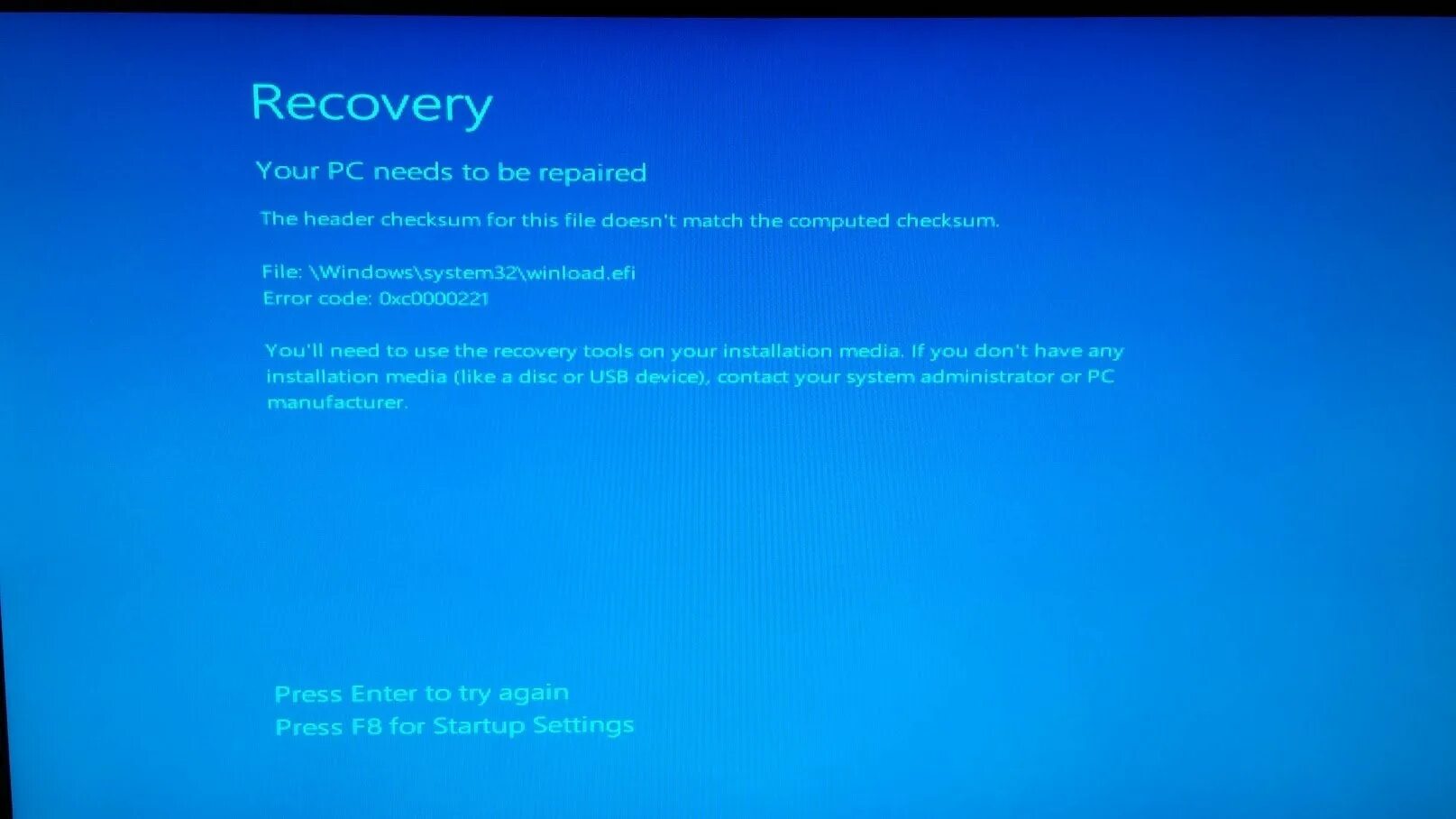 System32 winload. The file is possibly corrupt the file header checksum does not Match the Computed checksum. Контрольная сумма заголовка (header checksum). Winload.exe. The file is possible