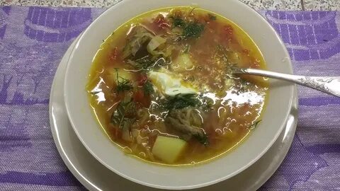 Рецепт щей из капусты с говядиной